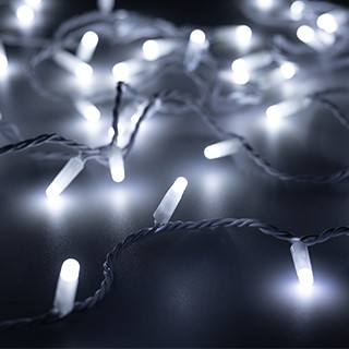 Светодиодная гирлянда ARD-STRING-CLASSIC-10000-WHITE-100LED-MILK-STD White (230V, 7W) (Ardecoled, IP65)