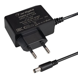 Блок питания ARDV-SP-6-5BW (5V, 1.2A, 6W) (Arlight, Адаптер, 5 лет)