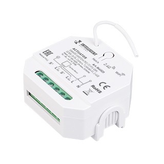 INTELLIGENT ARLIGHT Актуатор SMART-SWITCH-702-72-PS-DIN (230V, 2x1A, Curtain, TUYA Wi-Fi, 2.4G) (IARL, IP20 Пластик, 5 лет)