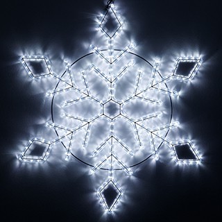 Фигура светодиодная ARD-SNOWFLAKE-M9-900x900-360LED White (230V, 22W) (Ardecoled, IP65)