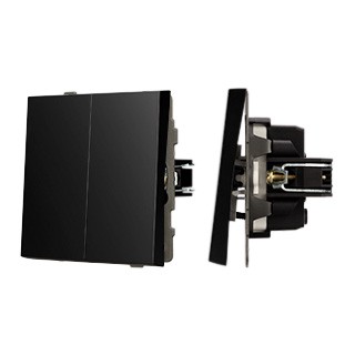 Механизм выключателя управления шторами SWT-TENDO-MKR2-PL-BK (230V, 10A) (Arlight, Черный)
