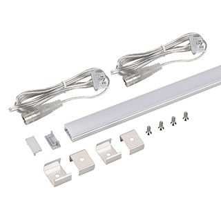 Набор для светодиодной подсветки ARL-KIT-SLIM-FC 24V Day4000 (14 W/m, IP20, 2m) (Arlight, Алюминий+пластик)