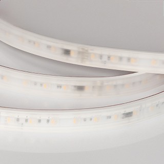 Лента герметичная DMX-PS-B70-14mm 24V RGBW-Warm-PX7 (17 W/m, IP67, 5060, 5m) (Arlight, CRI>90)