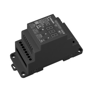 INTELLIGENT ARLIGHT Диммер DALI-TRIAC-601-82-D2-DRI-PS-DIN Black (230V, 1x1.5A) (IARL, IP20 Пластик, 5 лет)