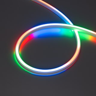 Лента герметичная SPI WAVE-SIDE-DOUBLE-A80-16x15mm 24V RGB PX10 (12 W/m, IP67, 5m, wire x1) (Arlight, Вывод боковой, 5 лет)
