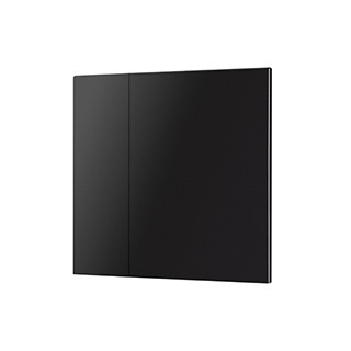 INTELLIGENT ARLIGHT Накладка панели KNX-23-2G-SUF Black (Backlightless) (IARL, IP20 Металл, 2 года)