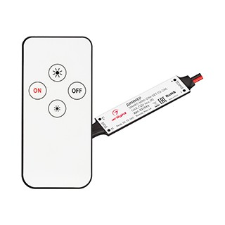 Диммер SMART-MINI-DIM-SET (12-24V, 1x4A, ПДУ 4кн, IR) (Arlight, IP20 Пластик, 5 лет)