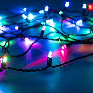 Светодиодная гирлянда ARD-STRING-CLASSIC-9000-BLACK-60LED-LIVE RGB-SPI (12V, 40W) (Ardecoled, IP65)