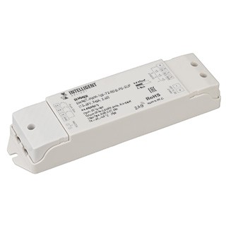 INTELLIGENT ARLIGHT Диммер SMART-PWM-103-72-RGB-PS-SUF Grey (12-48V, 3x6A, 2.4G) (IARL, IP20 Пластик, 5 лет)