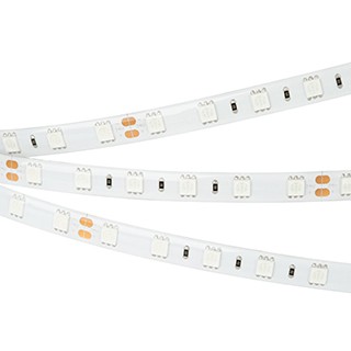 Лента RTW 2-5000SE 24V Yellow 2x (5060, 300 LED, LUX) (Arlight, 14.4 Вт/м, IP65)