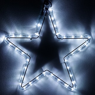 Фигура cветодиодная ARD-STAR-M1-295x275-36LED White (230V, 2.5W) (Ardecoled, IP65)