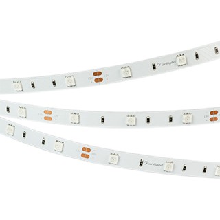 Лента RT 2-5000 12V Red (5060, 150 LED, LUX) (Arlight, 7.2 Вт/м, IP20)