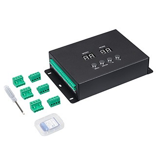 Контроллер DMX K-5000 (220V, SD-card, 5x512) (Arlight, IP20 Металл, 3 года)