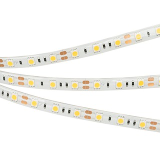 Лента RTW 2-5000SE 12V Warm 2x (5060, 300 LED, LUX) (Arlight, 14.4 Вт/м, IP65)