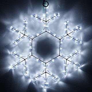 Фигура светодиодная ARD-SNOWFLAKE-M7-450x375-108LED White (230V, 6.5W) (Ardecoled, IP65)
