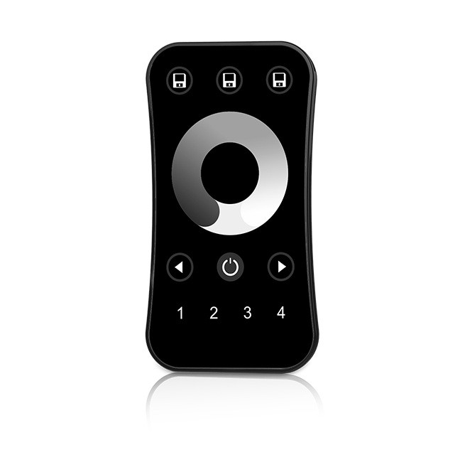 INTELLIGENT ARLIGHT Пульт SMART-801-52-4G-3SC-DIM Black (3V, 2.4G) (IARL, IP20 Пластик, 5 лет)