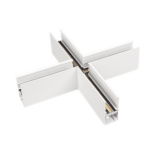Коннектор крестовой MAG-CON-4592-X90 (WH) (Arlight, IP20 Металл, 5 лет)