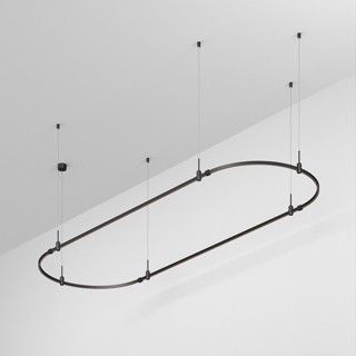 Основание ART-APRIORI-OVAL-HANG-3000x1000 (BK) (Arlight, IP20 Металл, 3 года)