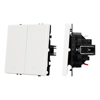 Механизм выключателя управления шторами SWT-NOBE-MKR2-SFPL-WH (230V, 10A) (Arlight, Белый кварц)