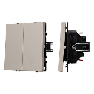 Механизм выключателя управления шторами SWT-NOBE-MKR2-SFPL-CA (230V, 10A) (Arlight, Кашемир)