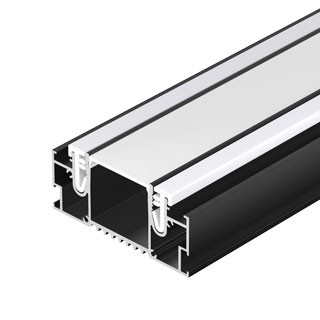 Профиль STRETCH-32-CEIL-CENTER-2000 BLACK (Arlight, Алюминий)
