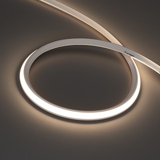 Лента герметичная MOONLIGHT-3D-T-X544-10x10mm 24V Day4000 (8 W/m, IP67, 5m, wire x1) (Arlight, Вывод боковой, 5 лет)