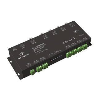 DMX-сплиттер SMART-DMX-4CH (12-36V, XLR3) (Arlight, IP20 Металл, 5 лет)