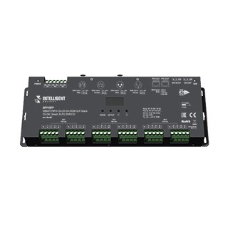 INTELLIGENT ARLIGHT Декодер SMART-PWM-124-83-SH-RDM-SUF Black (12-24V, 24x4A, XLR3, DMX512) (Arlight, IP20 Металл, 5 лет)