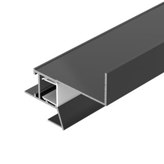 Профиль СEIL-S18-SHADOW-SIDE-3000 BLACK (Arlight, Алюминий)