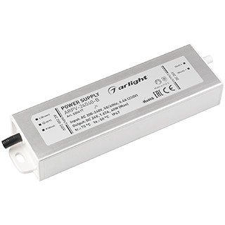 Блок питания ARPV-24040-B (24V, 1.7A, 40W) (Arlight, IP67 Металл, 3 года)