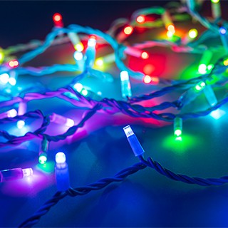 Светодиодная гирлянда ARD-STRING-PRO-10000-WHITE-100LED-LIVE RGB-DMX (24V, 10W) (Ardecoled, IP65)