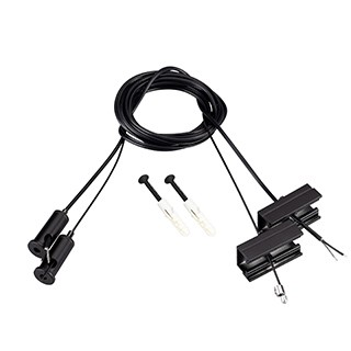 Подвес токопроводящий SL-LINE-25100 2x2m Set BLACK (Arlight, провод 2x0.5)